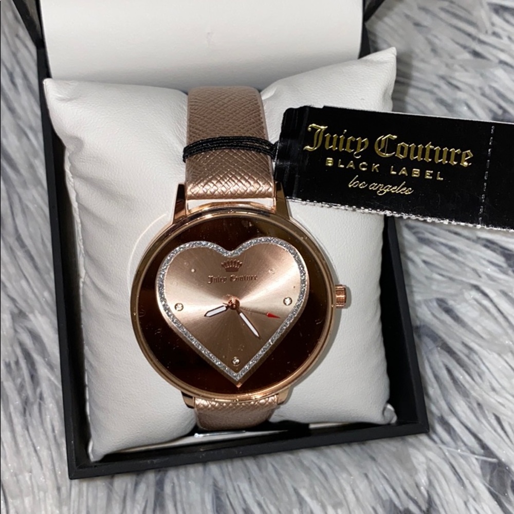 🔥Juicy Couture crystal heart Watch.🔥🔥🔥